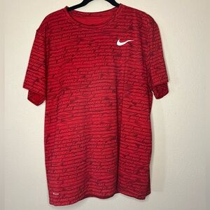 Nike Mens red dri-fit tee. Size XL